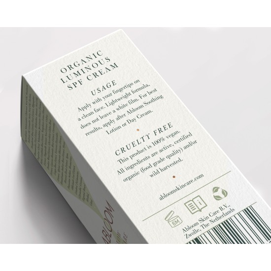 ORGANIC LUMINOUS SPF 20+ CREAM - SUNKISSED ORGANIC LUMINOUS SPF 20+ CREAM - SUNKISSED