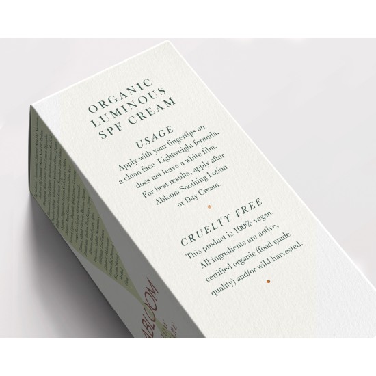 ORGANIC LUMINOUS SPF 20+ CREAM - SUNKISSED ORGANIC LUMINOUS SPF 20+ CREAM - SUNKISSED