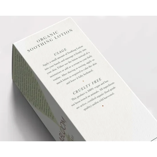 ORGANIC SOOTHING LOTION ORGANIC SOOTHING LOTION