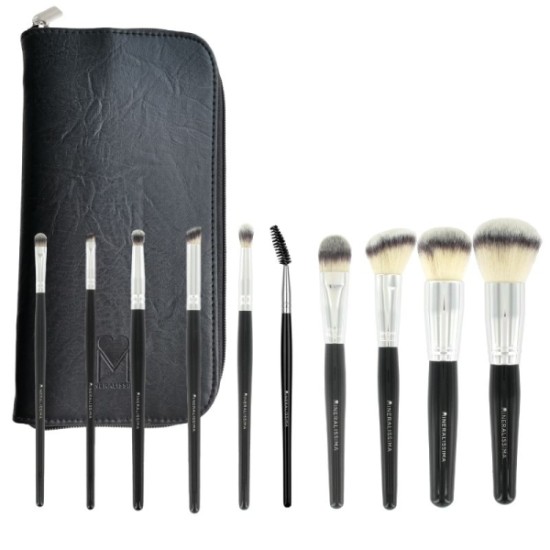 Professional 10-piece synthetic brush set Professional 10-piece synthetic brush set