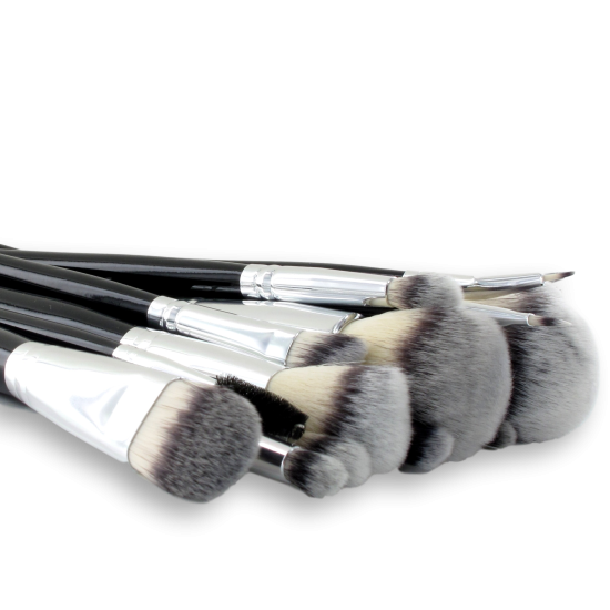 Professional 10-piece synthetic brush set Professional 10-piece synthetic brush set